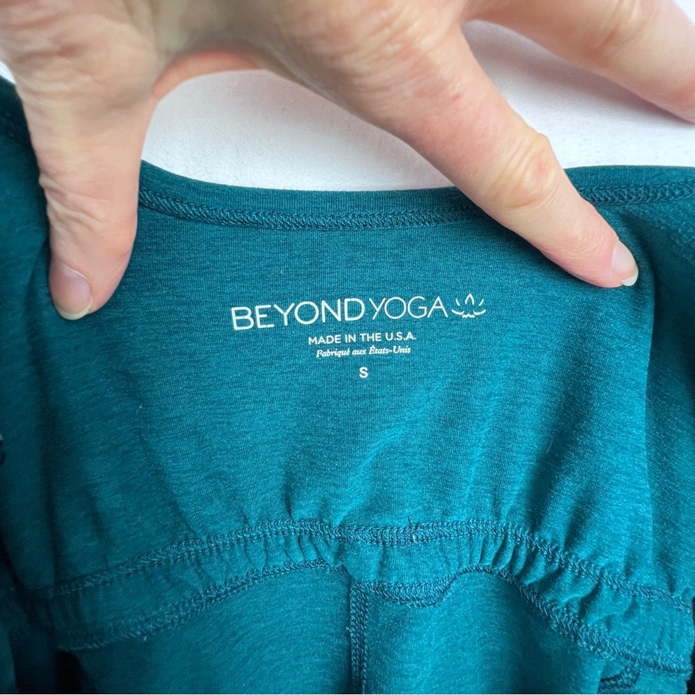 Beyond Yoga Sz S Spacedye Essentials Dress In Deep Sea Heather Blue Green Tennis - Picture 5 of 15